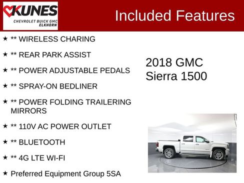 Used 2018 GMC Sierra 1500 Denali w/ Denali Ultimate Package AWD/4WD image 3