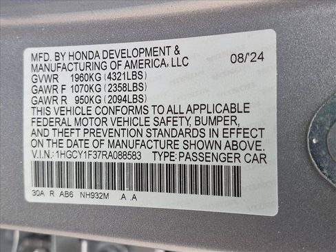 Used 2024 Honda Accord EX image 15