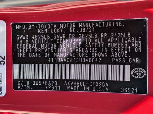 Used 2025 Toyota Camry SE w/ Convenience Package FWD image 24