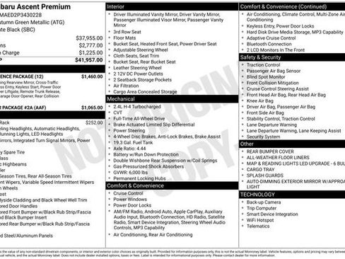 Used 2023 Subaru Ascent Premium w/ Convenience Package image 14