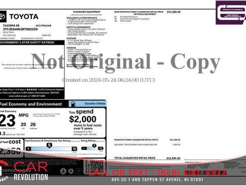 Used 2024 Toyota Tacoma SR image 8