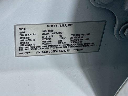 Used 2020 Tesla Model Y Performance image 12