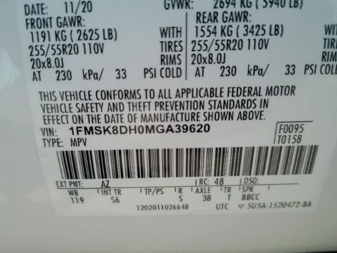 Used 2021 Ford Explorer XLT w/ Equipment Group 202A AWD/4WD image 55