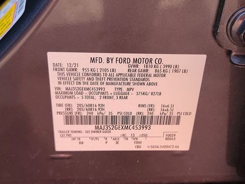 Used 2021 Ford EcoSport SE image 32