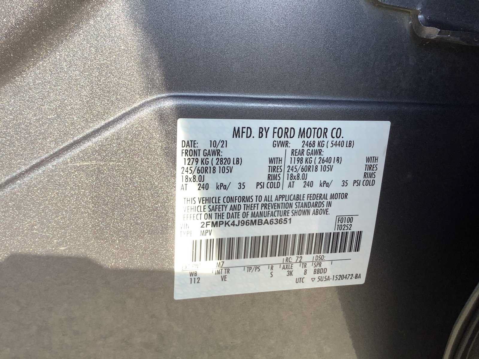 Used 2021 Ford Edge SEL w/ Convenience Package AWD/4WD image 21