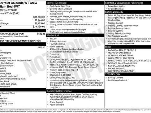 Used 2020 Chevrolet Colorado W/T w/ WT Convenience Package image 50