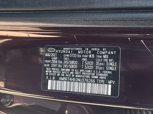 Used 2022 Hyundai Palisade Calligraphy w/ Cargo Package FWD image 19