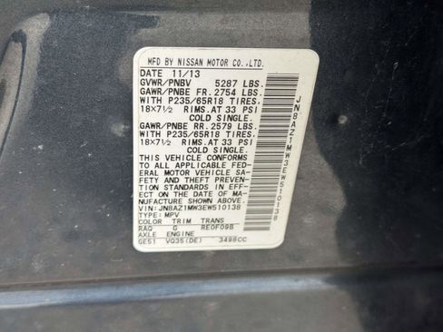 Used 2014 Nissan Murano S AWD/4WD image 16