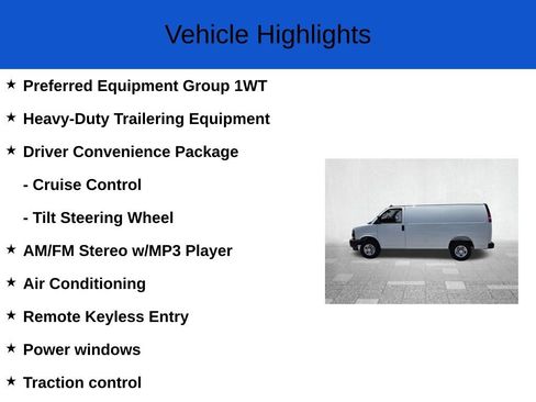 New 2025 Chevrolet Express 2500 w/ Driver Convenience Package RWD image 2