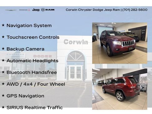 Used 2013 Jeep Grand Cherokee Limited w/ Trailer Tow Group AWD/4WD image 8