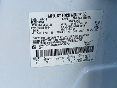 Used 2014 Ford Edge SEL w/ Equipment Group 205A FWD image 28