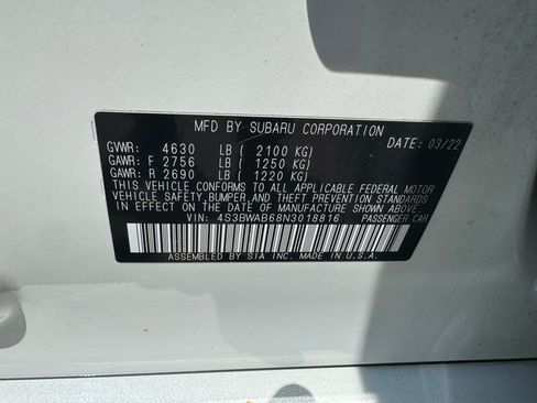 Used 2022 Subaru Legacy AWD/4WD image 23
