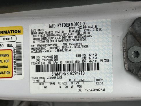 Used 2013 Ford Fusion SE FWD image 15