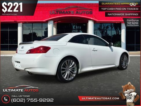 Used 2011 INFINITI G37 Convertible w/ Premium Pkg RWD image 3