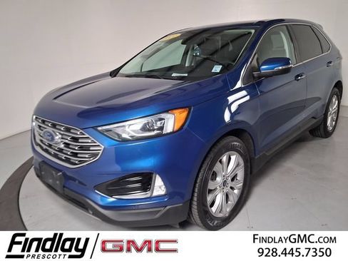 Used 2021 Ford Edge Titanium w/ Cargo Accessory Package AWD/4WD image 1