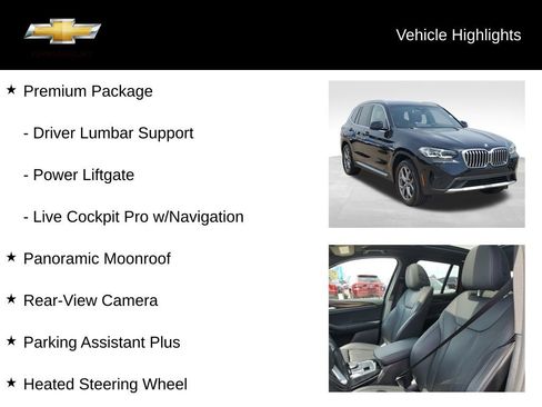 Used 2023 BMW X3 xDrive30i w/ Premium Package AWD/4WD image 20