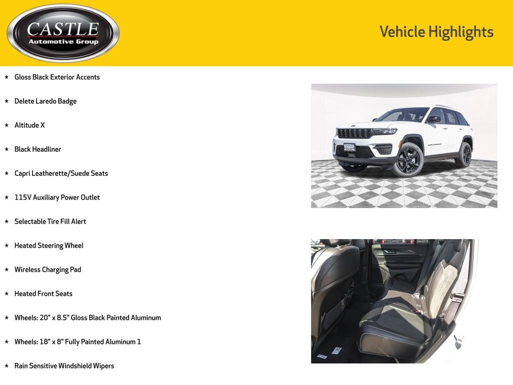 New 2025 Jeep Grand Cherokee Altitude AWD/4WD image 6