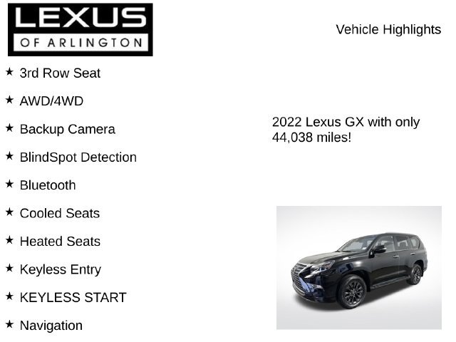 Certified 2022 Lexus GX 460 Premium w/ Premium Plus Package AWD/4WD image 8