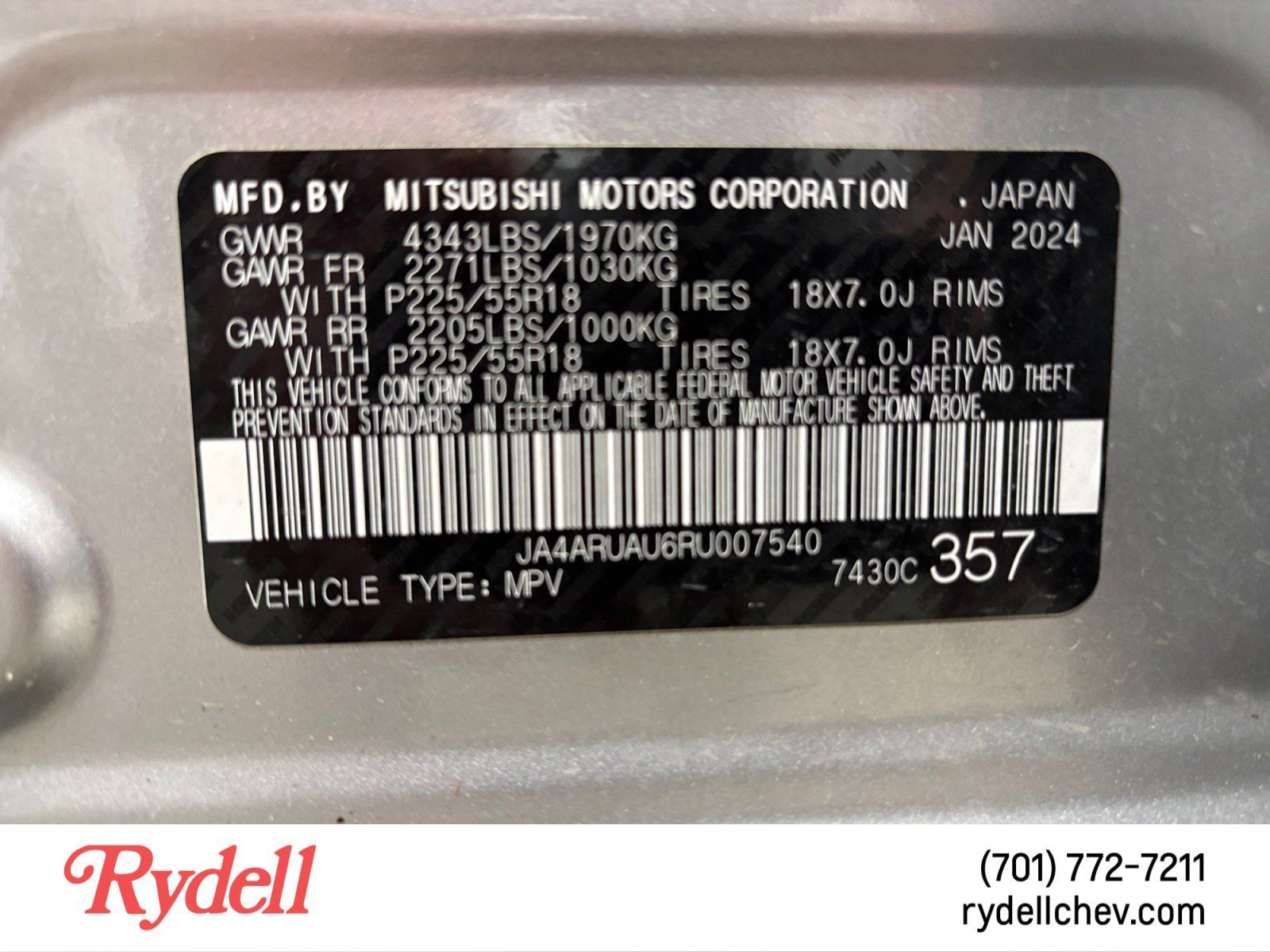 Used 2024 Mitsubishi Outlander Sport ES AWD/4WD image 22