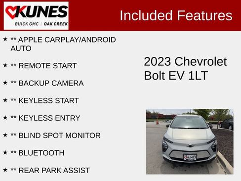 Used 2023 Chevrolet Bolt LT w/ Driver Confidence Package FWD image 2