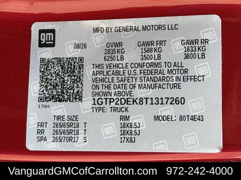 New 2026 GMC Canyon AT4 w/ Technology Plus Package AWD/4WD image 24