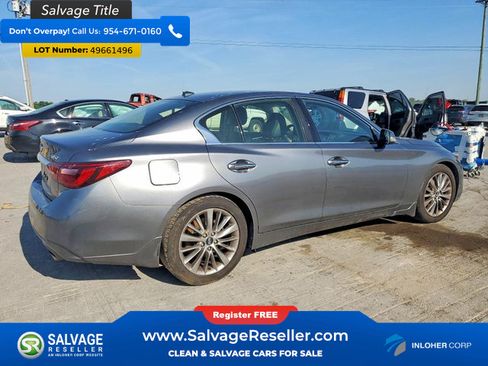 Used 2019 INFINITI Q50 Luxe w/ Cargo Package (L96) RWD image 4