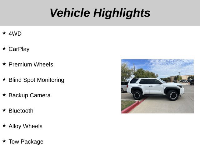 Certified 2026 Toyota 4Runner TRD Off-Road AWD/4WD image 5