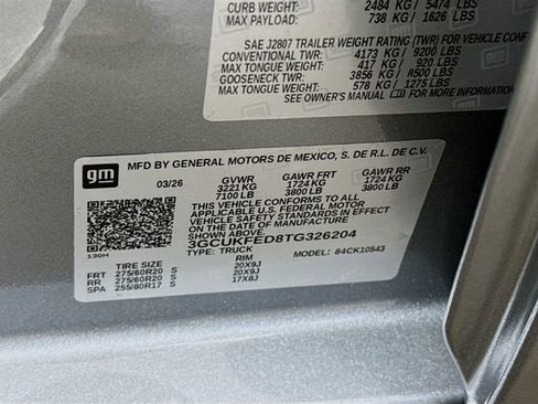 New 2026 Chevrolet Silverado 1500 LT Trail Boss AWD/4WD image 37