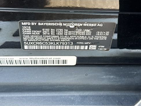 Used 2019 BMW X5 xDrive40i w/ Convenience Package AWD/4WD image 37