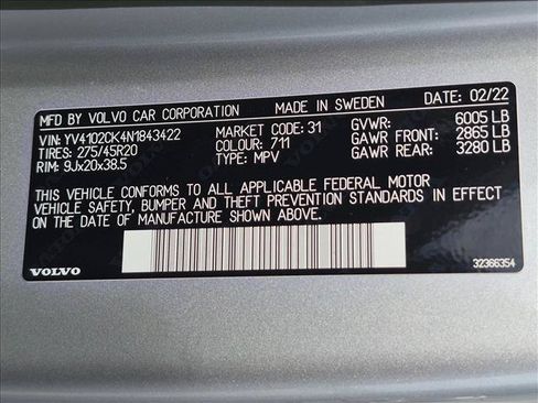 Used 2022 Volvo XC90 T5 Momentum FWD image 27
