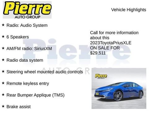 Used 2023 Toyota Prius XLE FWD image 7