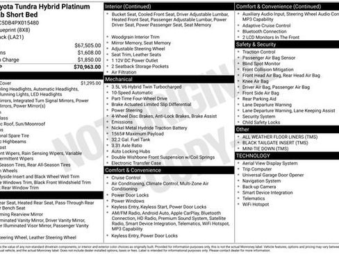Used 2023 Toyota Tundra Platinum image 14