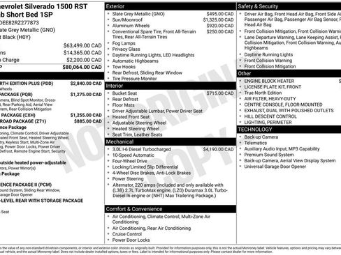 Used 2024 Chevrolet Silverado 1500 RST w/ True North Edition Plus AWD/4WD image 43