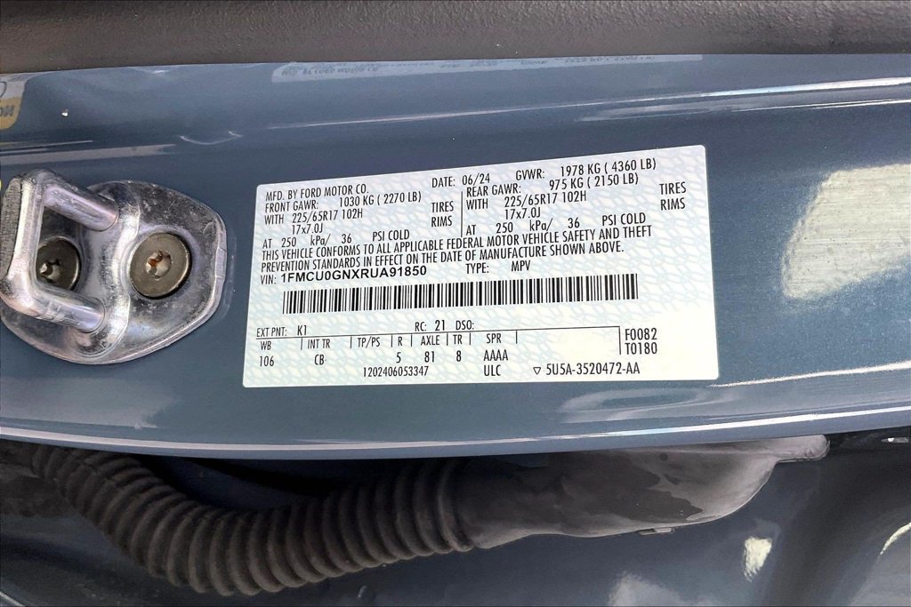 Certified 2024 Ford Escape Active w/ Tech Pack #1 FWD image 19
