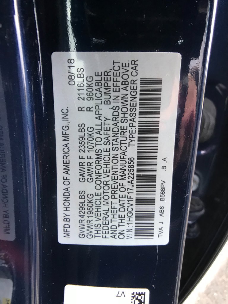 Used 2018 Honda Accord LX image 16