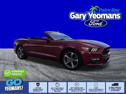 Used 2015 Ford Mustang Convertible w/ Equipment Group 051A RWD image 1