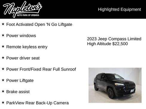 Used 2023 Jeep Compass Limited AWD/4WD image 16