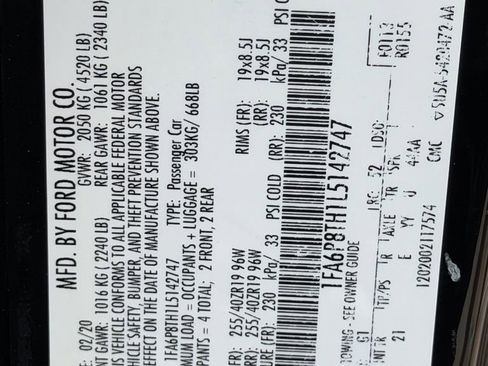 Used 2020 Ford Mustang Coupe w/ Equipment Group 101A image 30