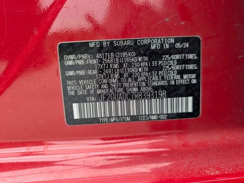 Certified 2024 Subaru Crosstrek 2.0i Premium AWD/4WD image 33