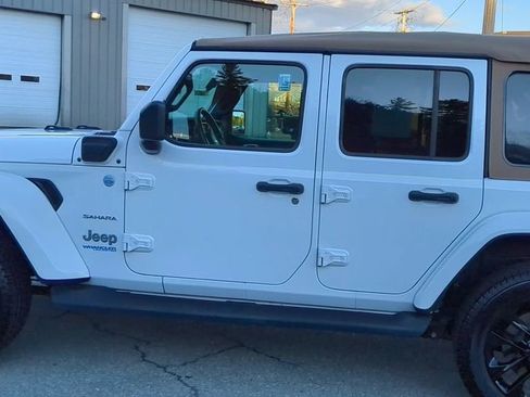 Used 2021 Jeep Wrangler Unlimited Sahara 4xe w/ Cold Weather Group image 3