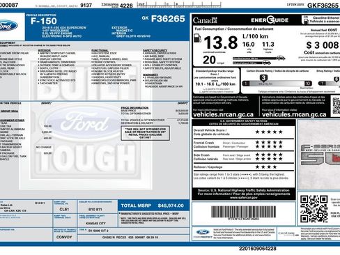 Used 2016 Ford F150 XLT w/ Trailer Tow Package AWD/4WD image 4