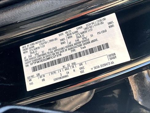 Used 2021 Ford F150 Lariat w/ Max Trailer Tow Package image 17