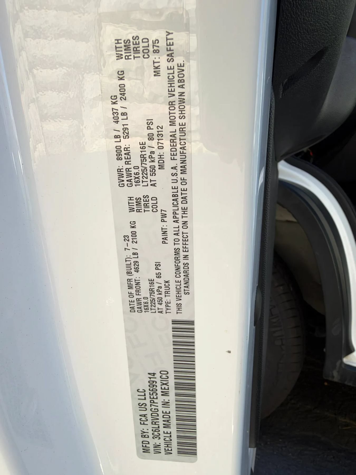 Used 2023 RAM ProMaster 2500 FWD image 21