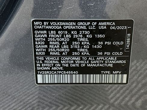 Used 2023 Volkswagen Atlas SEL R-Line AWD/4WD image 33