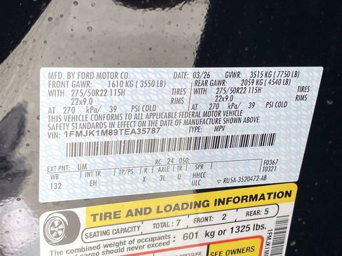 New 2026 Ford Expedition Max Platinum image 39