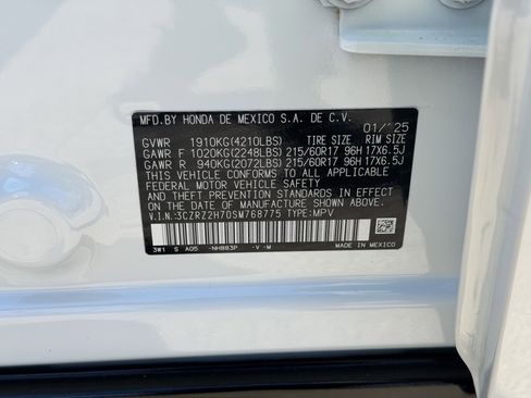 Used 2025 Honda HR-V EX-L image 25