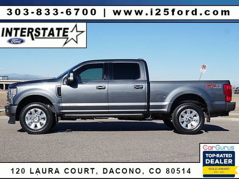 Used 2020 Ford F350 Platinum w/ FX4 Off-Road Package image 2