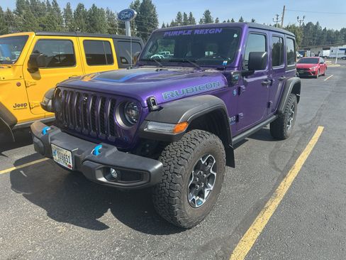 Used 2023 Jeep Wrangler Unlimited Rubicon 4xe w/ Cold Weather Group AWD/4WD image 1