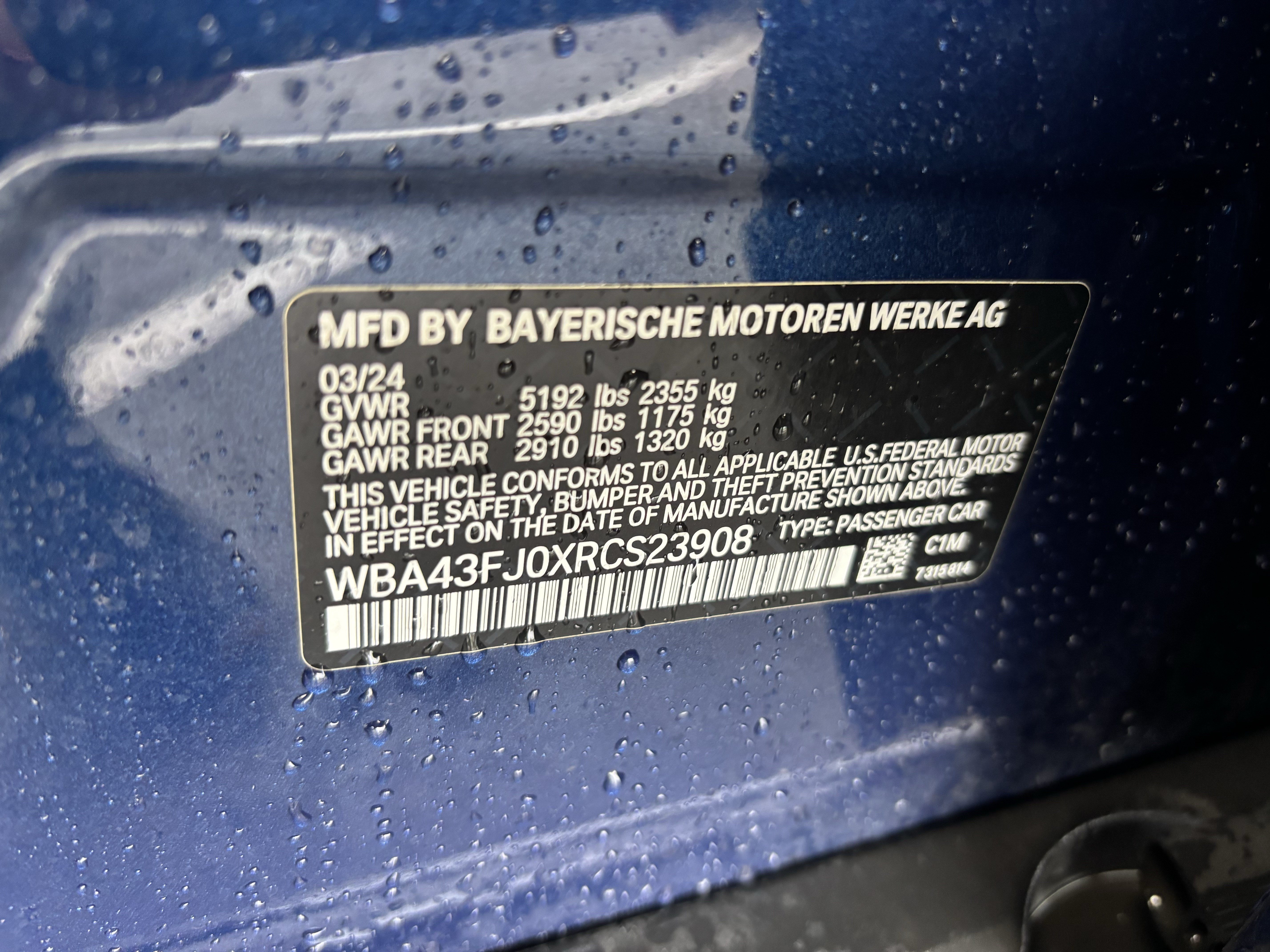Certified 2024 BMW 530i RWD image 38