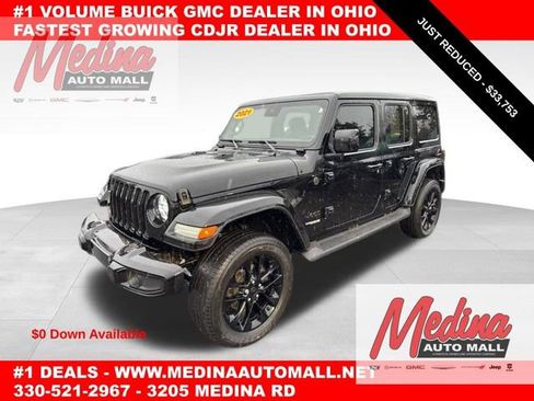 Used 2021 Jeep Wrangler Unlimited Sahara image 1